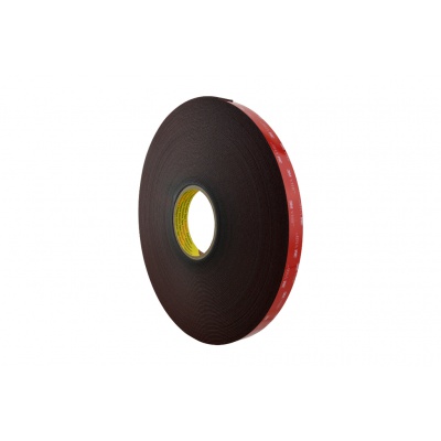 3M VHB 4655-F, 9 mm x 33 m, black double-sided adhesive acrylic tape, thickness 1,5 mm