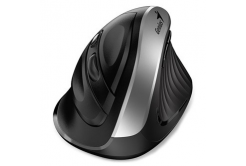 Genius Mouse Ergo 8250S 31030031401, 1600DPI, 2.4 [GHz], optical, 6tl., wireless, black-silver, 1 pc AA, vertical