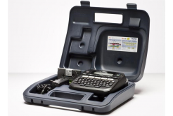 Brother PT-D210VP PTD210VPYJ1 label maker with case