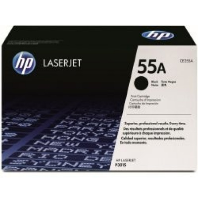 HP 55A CE255A black original toner