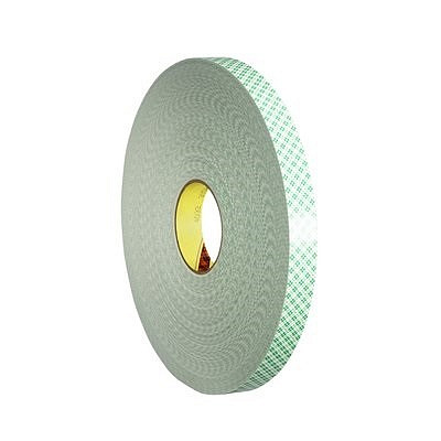 3M 4026 Foam Double-Sided Adhesive Tape, white, thickness 1.6 mm 38 mm x 33 m