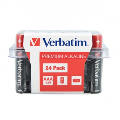 Verbatim 49504 Alkaline battery AAA-LR03 Micro, AAA, 1.5V, box, 24pcs
