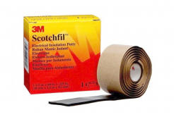 3M Scotchfil Electrical insulating tape, black, thickness 3,1 mm, 38 mm x 1,5 m