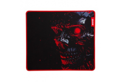 Mouse pad, Noob M, gaming, black-red, 350 x 300 x 3 mm, Marvo