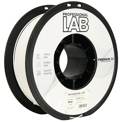 Professional Lab FG-P215-E1, 3D filament, PETG Matte, 1,75mm, 1000g, White