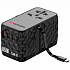 VERBATIM GaN Wall Charger with Built-in USB-C Cable Charge 'n' Travel, 85W, 4xUSB-C, 1xUSB