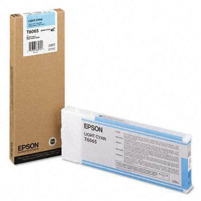 Epson T606500 light cyan original ink cartridge