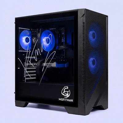 Herní počítač MGFITMAN Raiko One – RTX 5060 8GB / Ti 8/16 GB, AMD Ryzen 7 5700, 16/32GB RAM, 1TB SSD