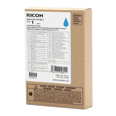 Ricoh 100 257064 cyan original ink cartridge