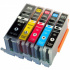 Canon CLI-571 Bk, C,M,Y + PGI-570Bk multipack compatible inkjet cartridge