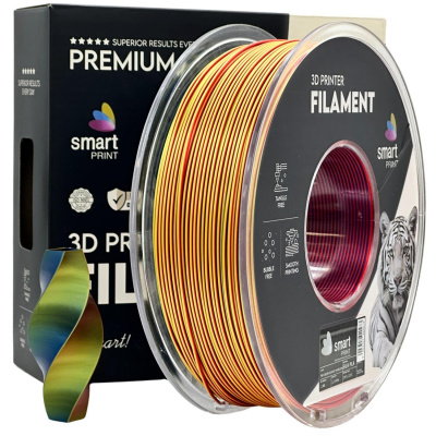 Smart Print FG-S113-E1, 3D filament, PLA Silk, 1,75mm, 1000g, Tri Color, Sunset horizon