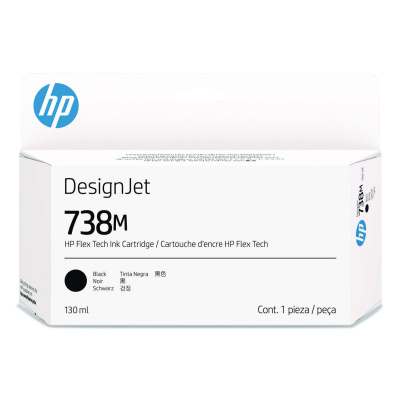 HP 738 A24VLA black original ink cartridge