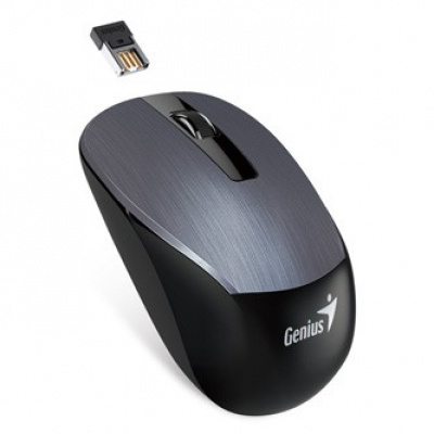 Genius Mouse NX-7015 31030019400, 1600DPI, 2.4 [GHz], optical, 3tl., wireless USB, grey, AA
