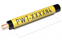Partex PWT2519076D9SM wrap-around labels 25 x 76 mm, white, 1800pcs, roll