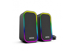 Marvo HAVOC 20BK speakers, 6W, black, backlit