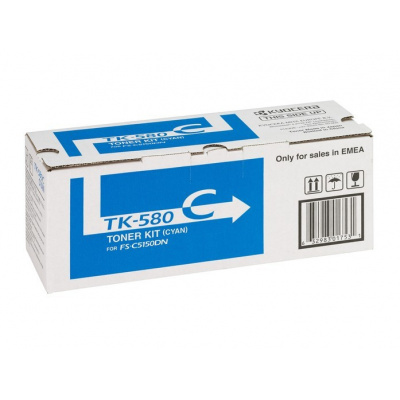 Kyocera Mita TK-580C cyan original toner