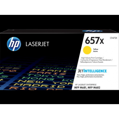 HP 657X CF472X yellow original toner