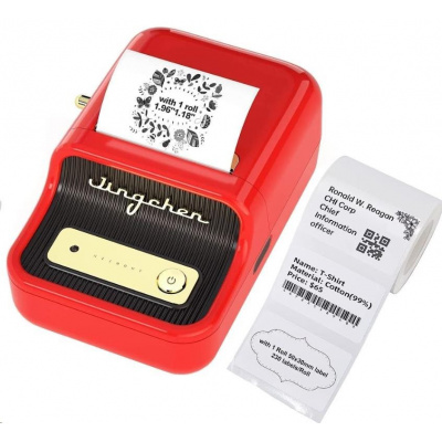 Niimbot B21 Smart 1AC13081606 label printer, red + label roll
