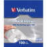 Verbatim 49976 paper disc cases CD, with a window, 100pcs, white