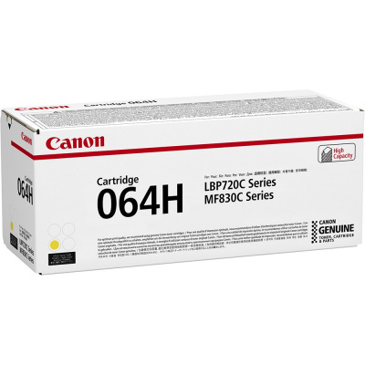 Canon 064 H Y 4932C001 yellow original toner