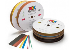 Partex HS-20064BN2 red shrink tube, 75m (6,4 mm)
