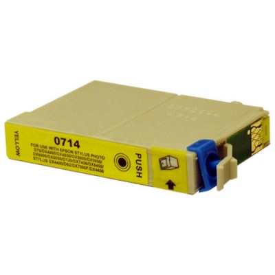 Epson T0714 yellow compatible inkjet cartridge