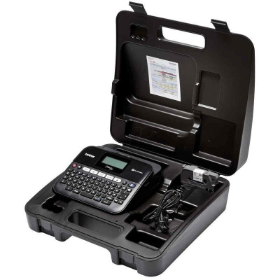 Brother PT-D210VP PTD210VPYJ1 label maker with case