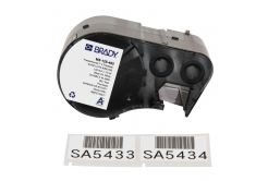 Brady M5-125-492 / 170901, 44.45 mm, Polyester, black text / white tape