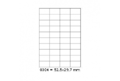 Self-adhesive labels 52,5 x 29,7 mm, 40 labels, A4, 100 sheets