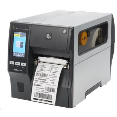 Zebra ZT411 ZT41142-T0EG000Z, label printer, 8 dots/mm (203 dpi), disp. (colour), RTC, USB, RS232, BT, Ethernet, Wi-Fi, EPL, ZPL, ZPLII