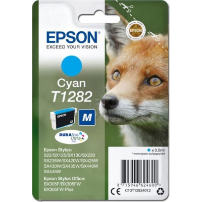 Epson T1282 C13T12824012 cyan original ink cartridge