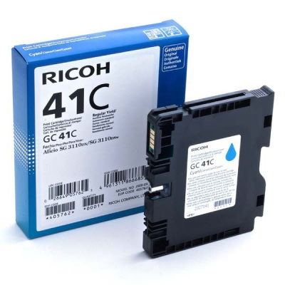 Ricoh GC41HC 405762 cyan original gel cartridge