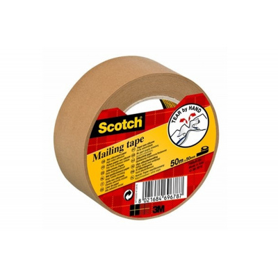 3M Scotch Paper packing tape, 50 mm x 50 m (P5050)