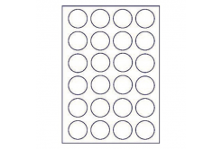 Self-adhesive labels 45 x 45 mm, 24 labels, A4, 100 sheets