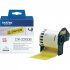Brother DK-22606, 62mm x 15,24m, yellow, coated with foil, original continuous roll