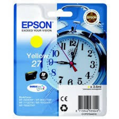 Epson T27044022, 27 yellow original ink cartridge
