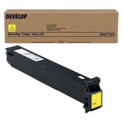 Develop TN-214Y A0D72D3 yellow original toner