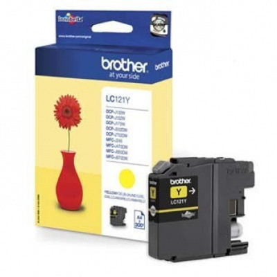 Brother LC-121Y yellow original ink cartridge