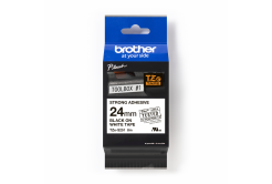 Brother TZ-S251 / TZe-S251, 24mm x 8m, black text/white tape, original tape