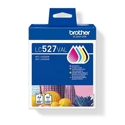 Brother LC-527VAL color (CMYK) original ink cartridge
