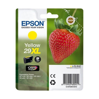 Epson T29944012, T29XL yellow original ink cartridge