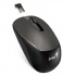 Genius Mouse NX-7015 31030019401, 1600DPI, 2.4 [GHz], optic, 3tl., wireless, chocolate brown, 1 pc AA, Blue-eye senzor