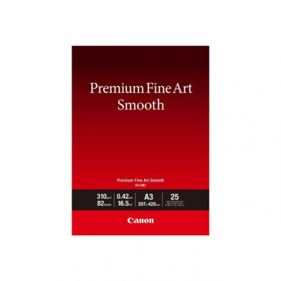 Canon Premium Fine Art Smooth 1711C013, 310 g/m2, A3, 25pcs, matte, inkjet, white, photo paper