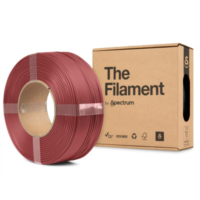 "The Filament" by Spectrum TF-24162, ReFill, PLA Matte, 1,75mm, 1000g, October red