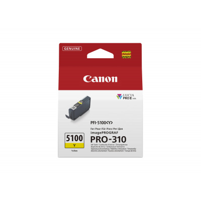 Canon PFI-5100 Y 6955C001 yellow original ink cartridge