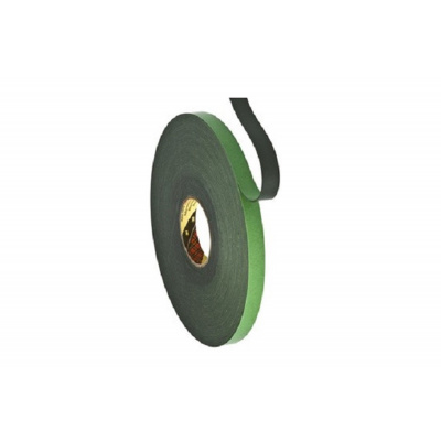 3M 9508B Mounting foam double-sided tape, black, 19 mm x 66 m