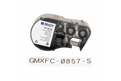 Brady M4C-500-499 / 170794, 12.70 mm x 4.88 m, Nylon, black text / white tape