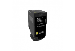 Lexmark 74C2SYE yellow original toner