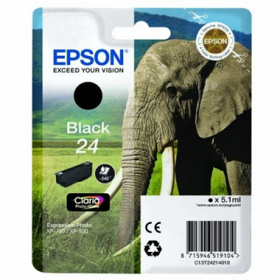 Epson T24214012, T2421 black original ink cartridge