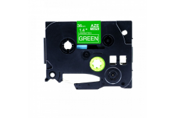 Compatible tape Brother TZ-765 / TZe-765, 36mm x 8m, white text / green tape